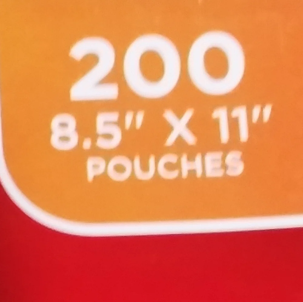 Scotch Thermal Elam Inaction Pouches Opened Box of 190 for half price
